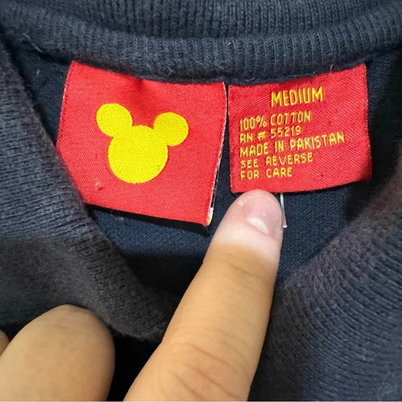 Women’s  Disney Brand Vintage 90’s Minnie Mouse Collared Navy Tank Top Size: M - Picture 6 of 15